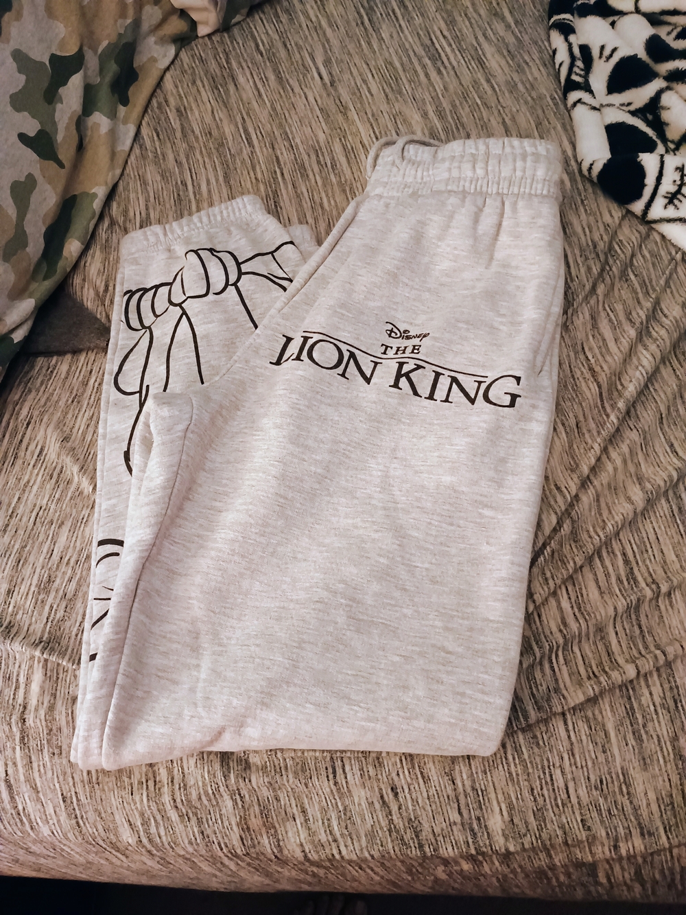 Disney The Lion King Kids Light Gray Sweatpants